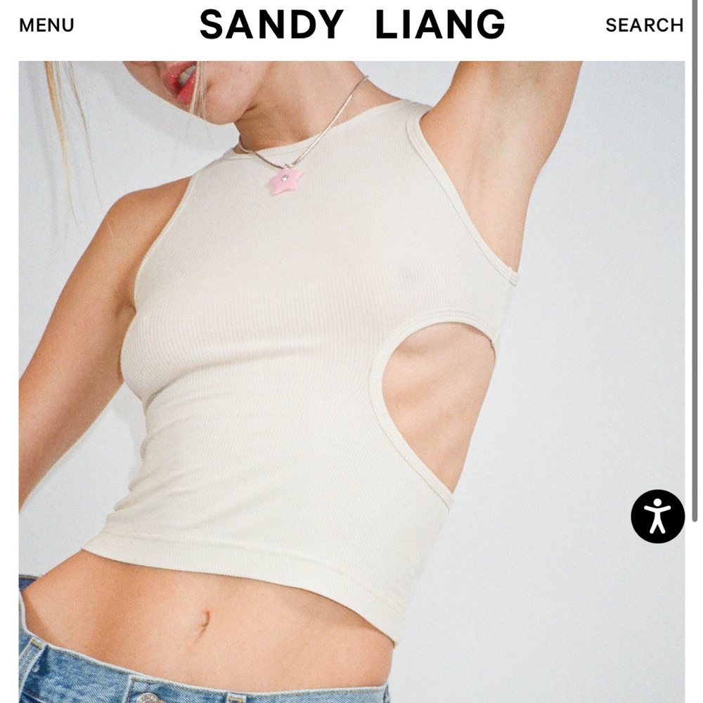 Sandy Liang Slight Tank Top - Picture 3 of 6